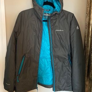 NWOT EDDIE BAUER down jacket with hood